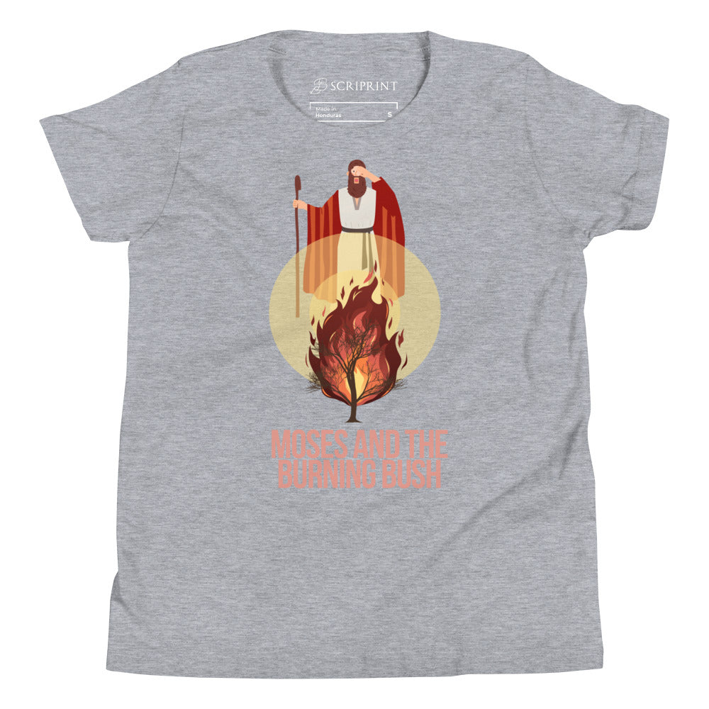 Moses and the Burning Bush Youth Short Sleeve T-Shirt