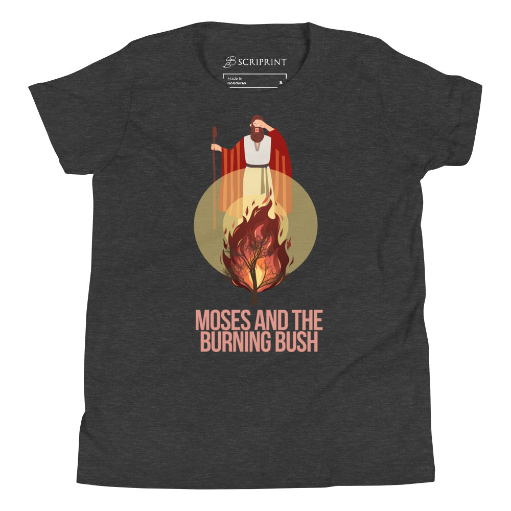 Moses and the Burning Bush Youth Short Sleeve T-Shirt