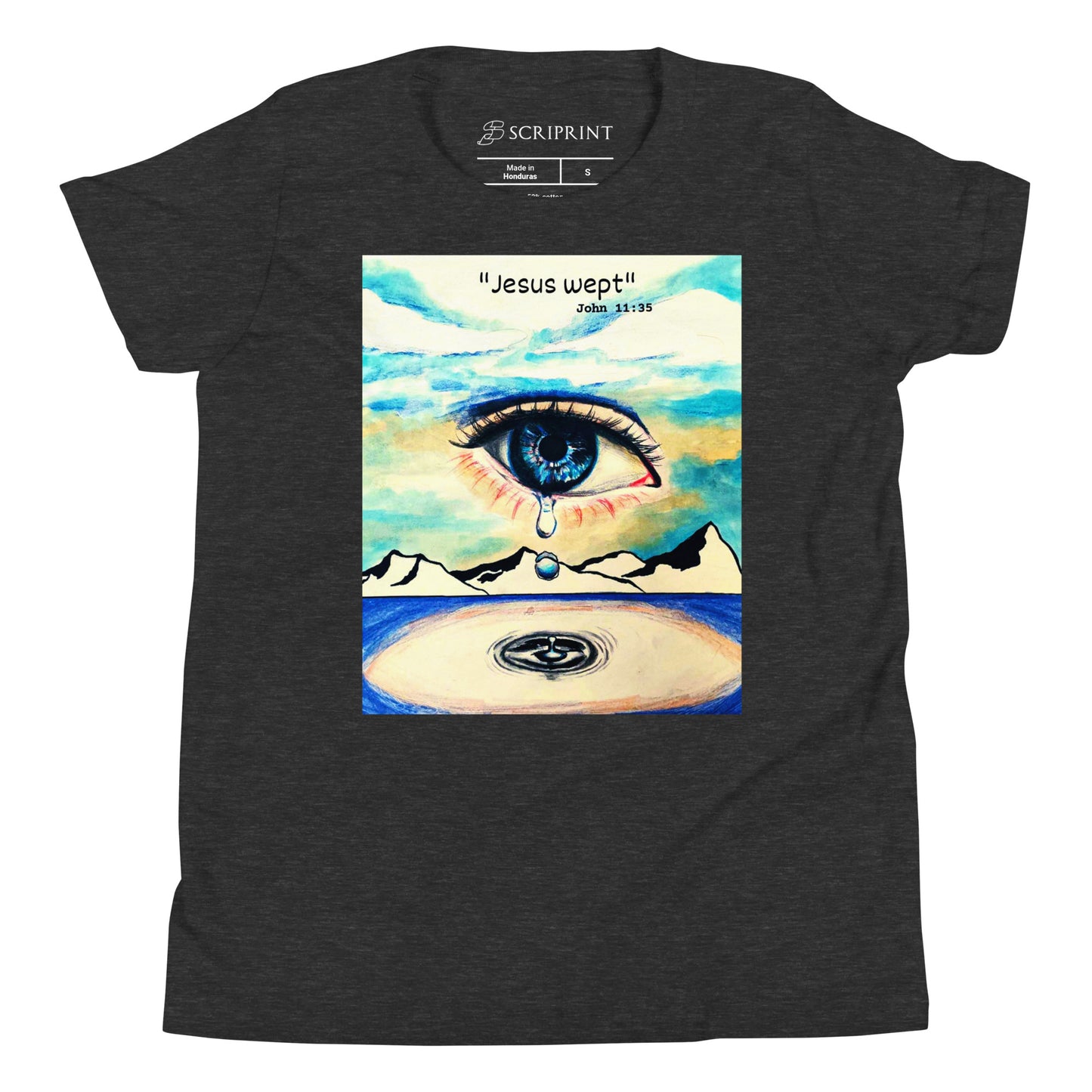 Jesus Wept Unisex Youth Short Sleeve T-Shirt