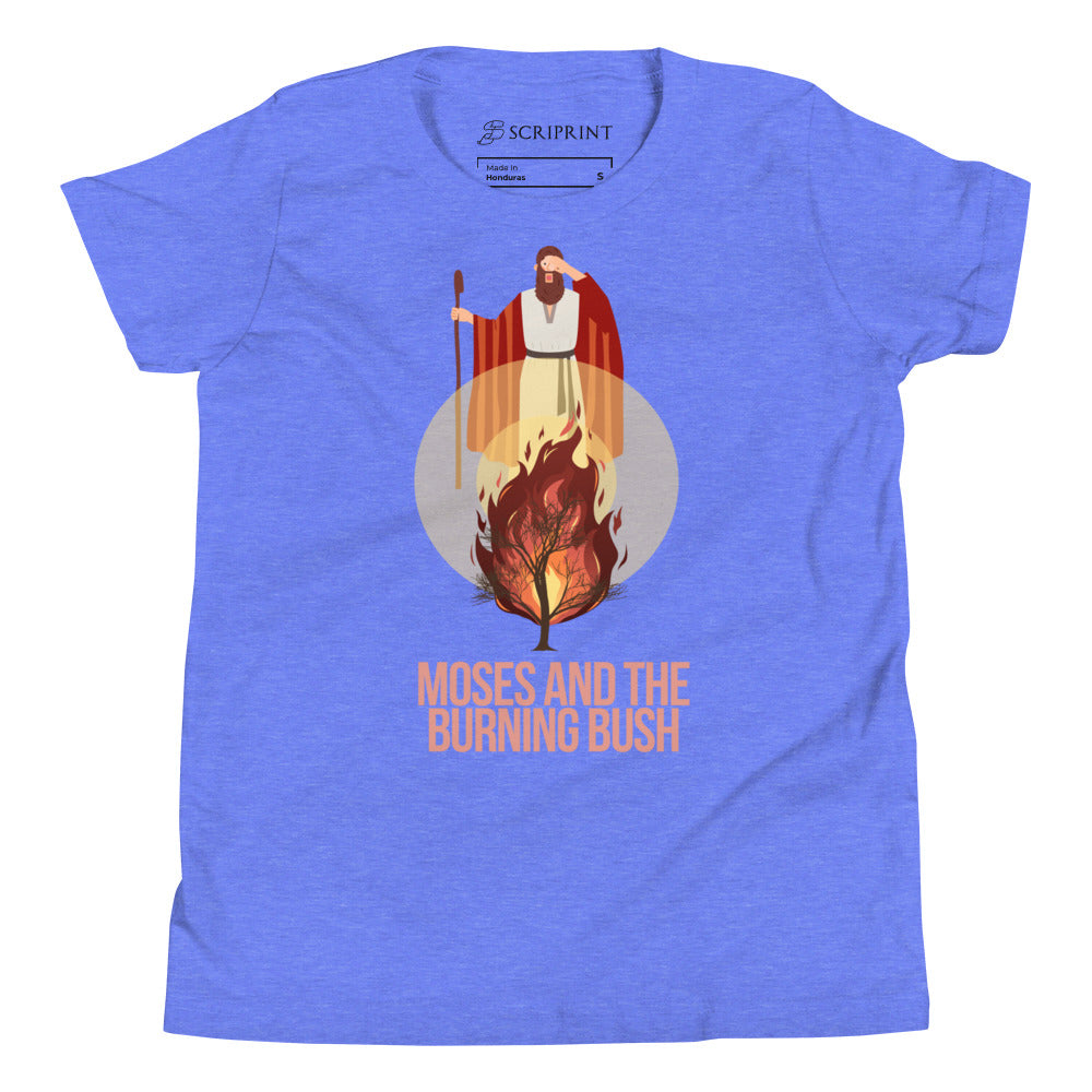 Moses and the Burning Bush Youth Short Sleeve T-Shirt