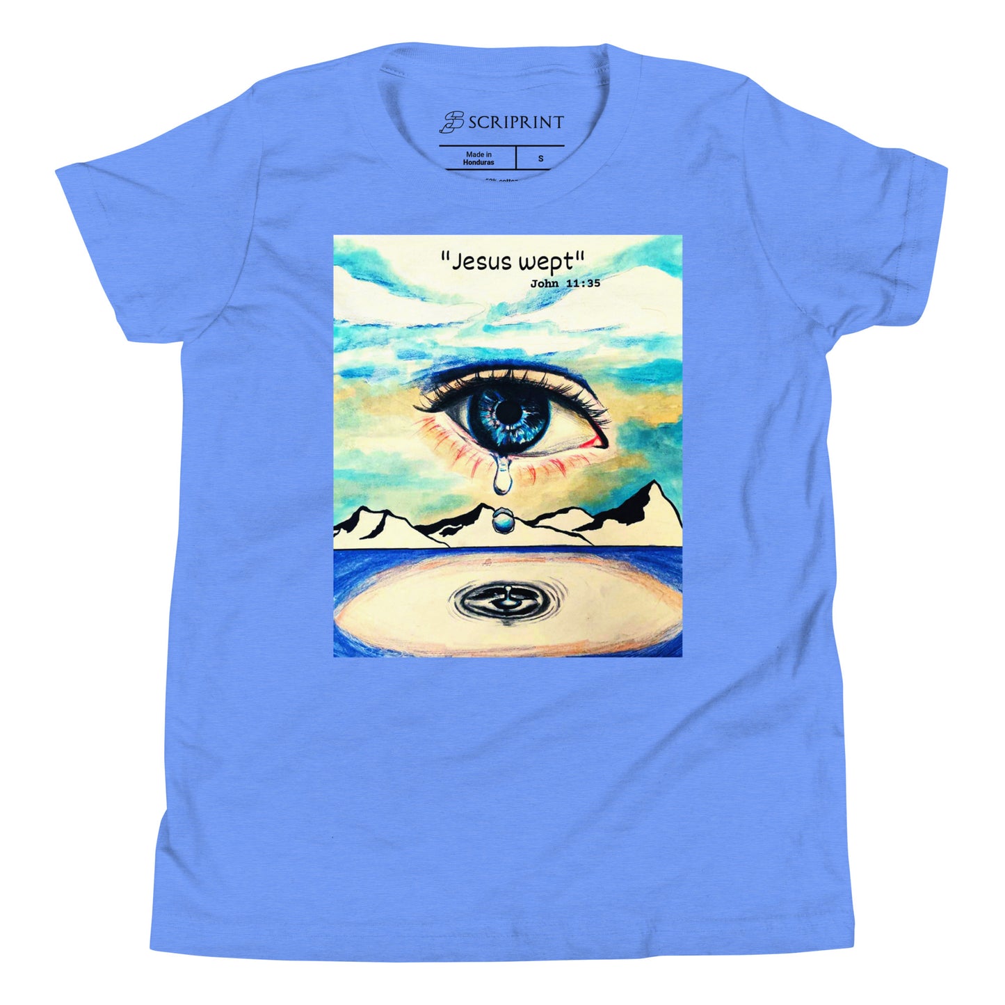Jesus Wept Unisex Youth Short Sleeve T-Shirt