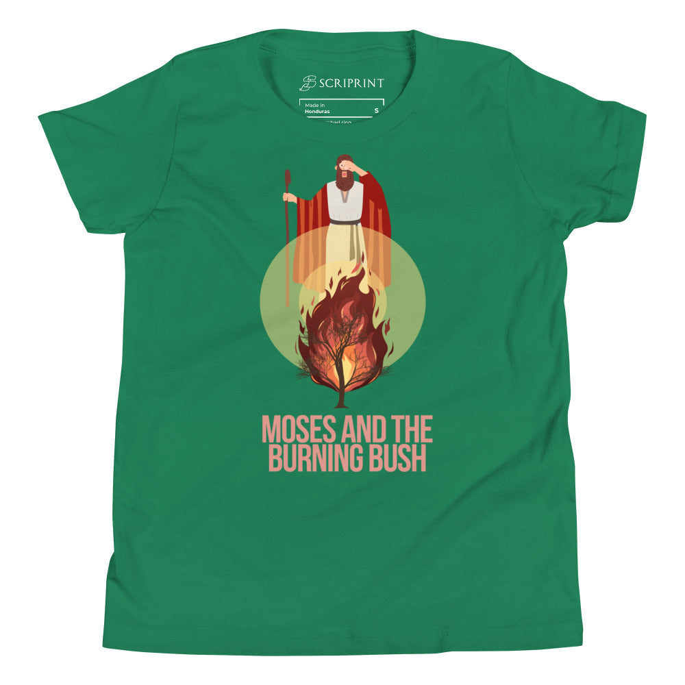 Moses and the Burning Bush Youth Short Sleeve T-Shirt