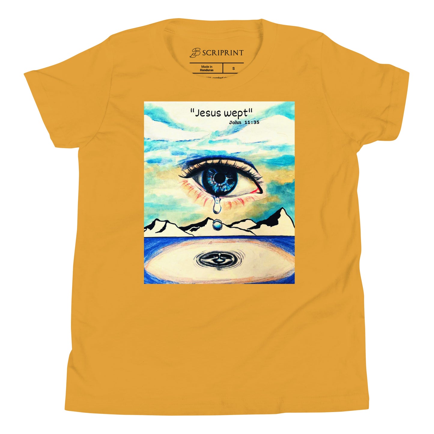 Jesus Wept Unisex Youth Short Sleeve T-Shirt