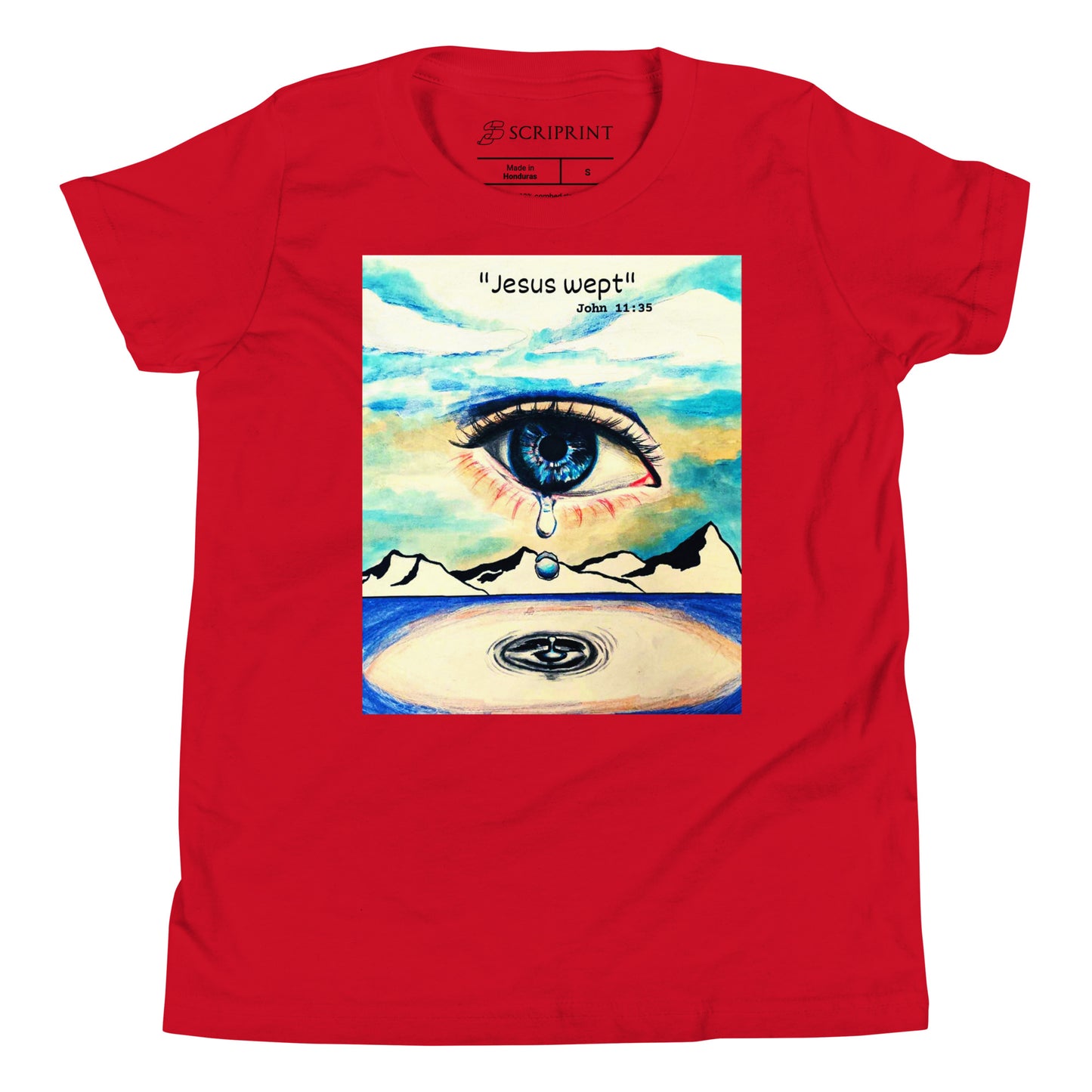 Jesus Wept Unisex Youth Short Sleeve T-Shirt