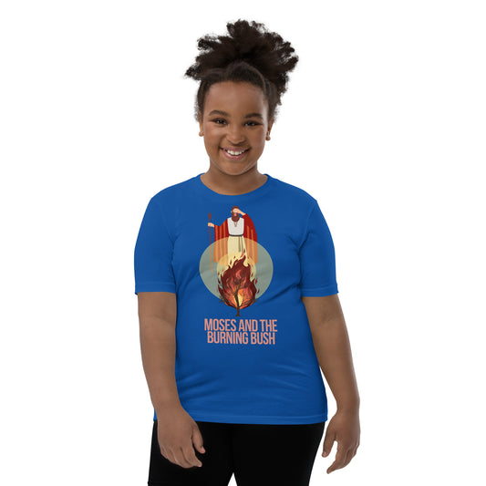 Moses and the Burning Bush Youth Short Sleeve T-Shirt