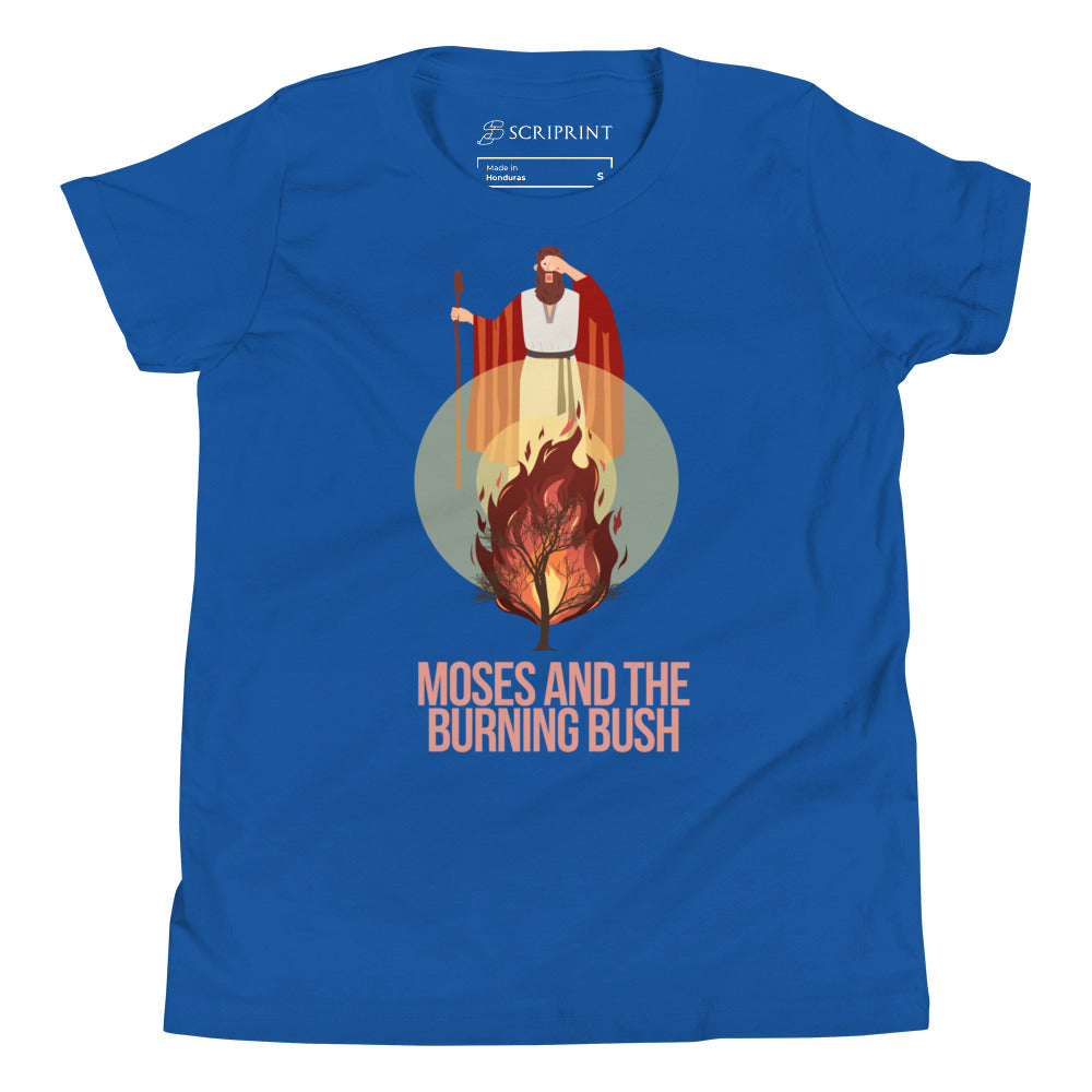 Moses and the Burning Bush Youth Short Sleeve T-Shirt