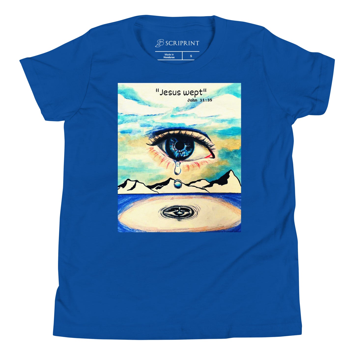 Jesus Wept Unisex Youth Short Sleeve T-Shirt