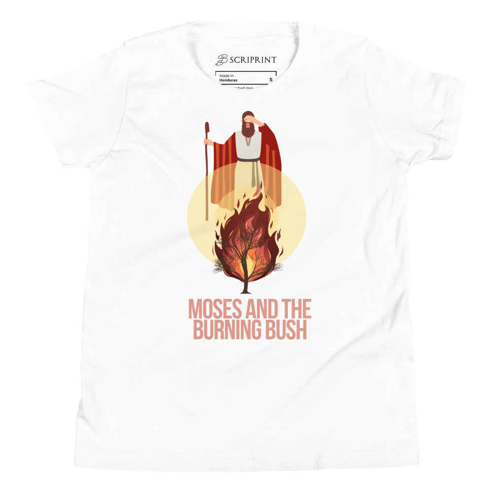 Moses and the Burning Bush Youth Short Sleeve T-Shirt