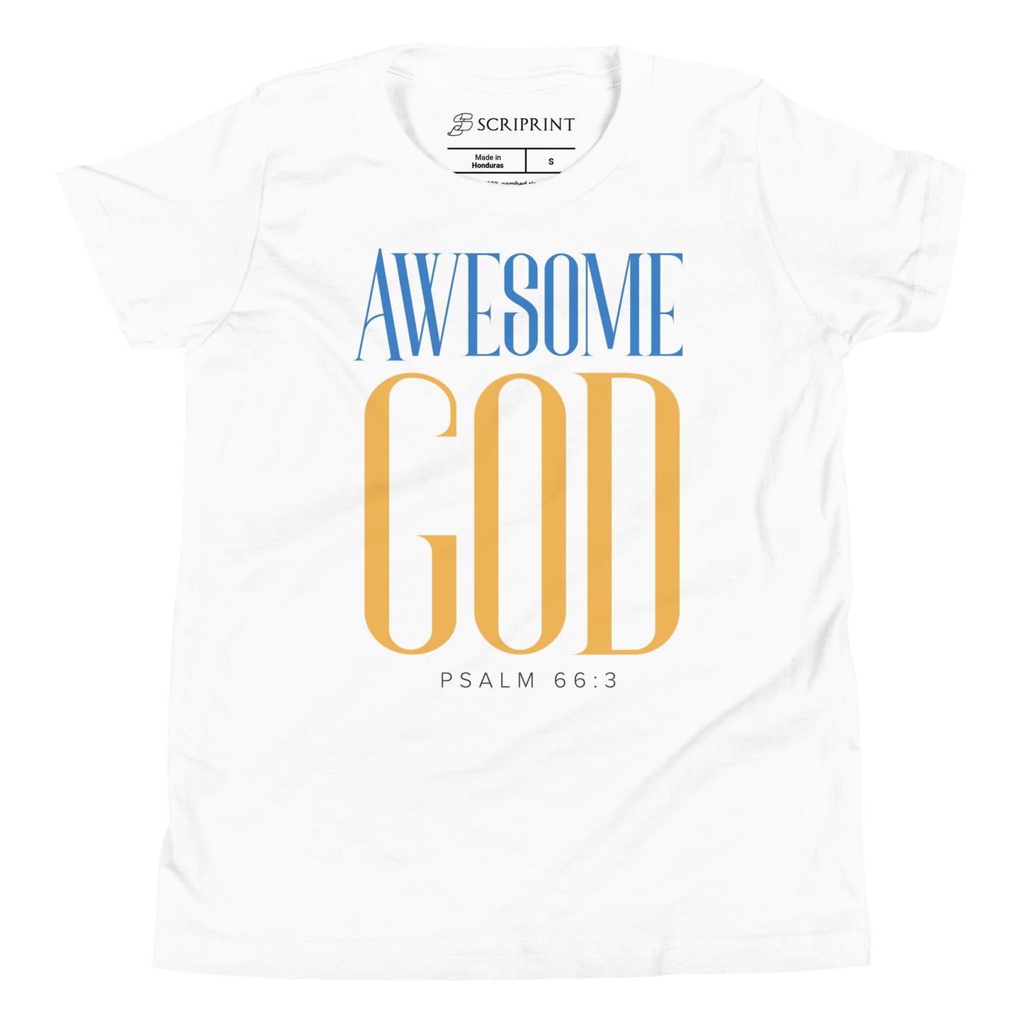 Awesome God Youth Short Sleeve T-Shirt