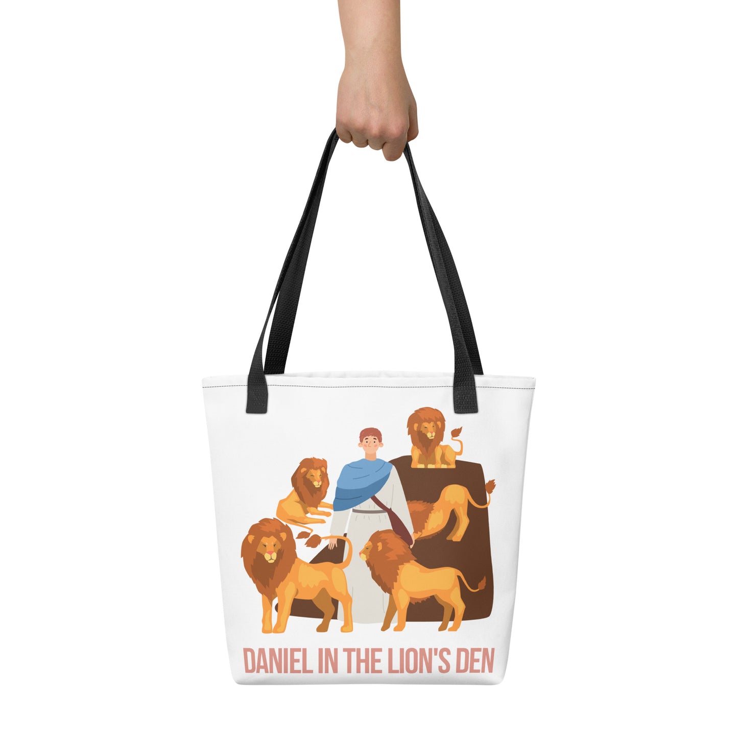 Daniel in the Lion's Den Tote bag