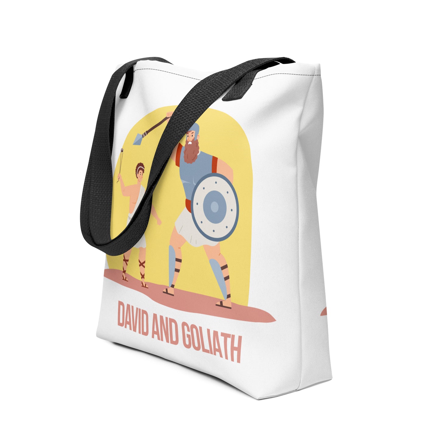 David and Goliath Tote Bag