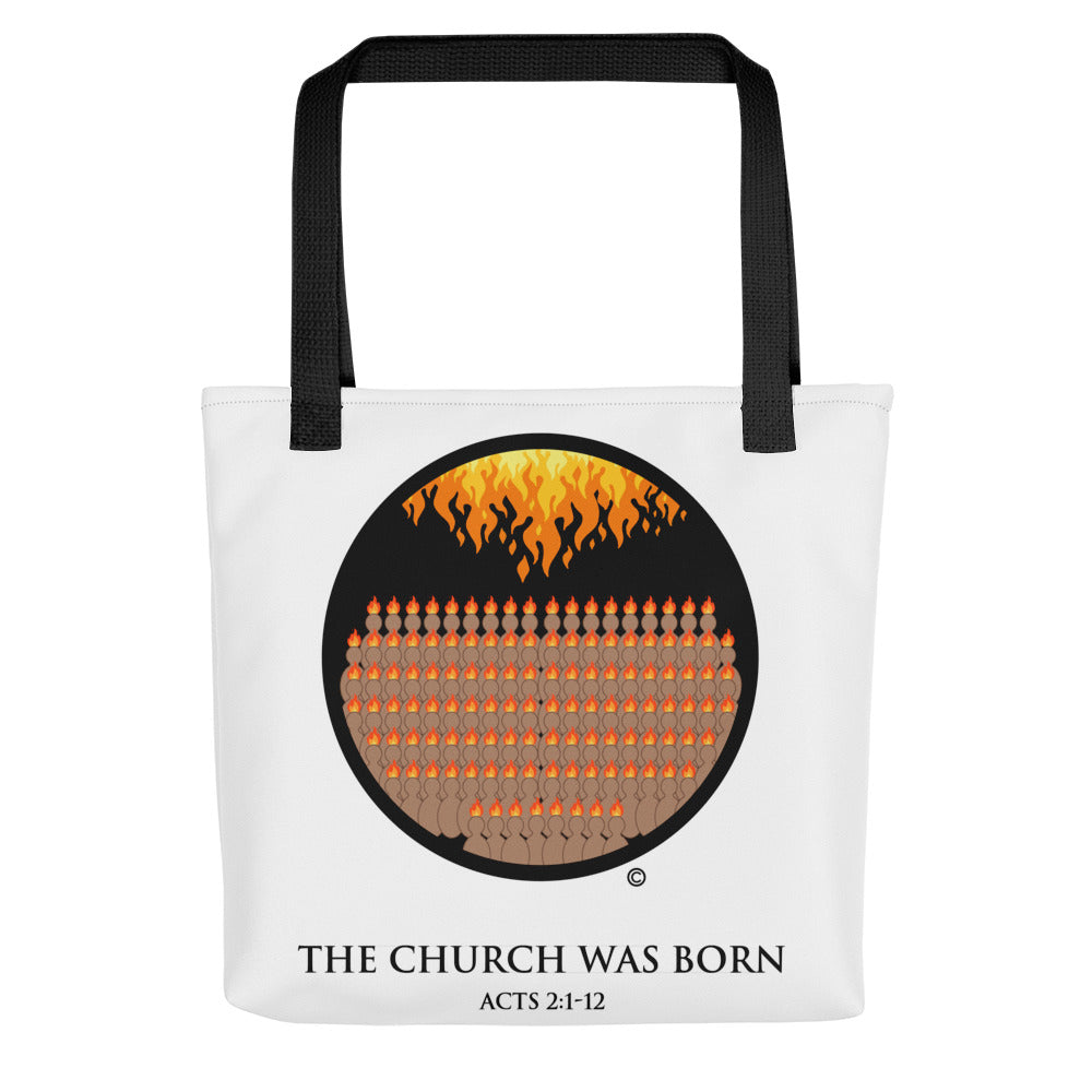 The Church was Born Tote bag