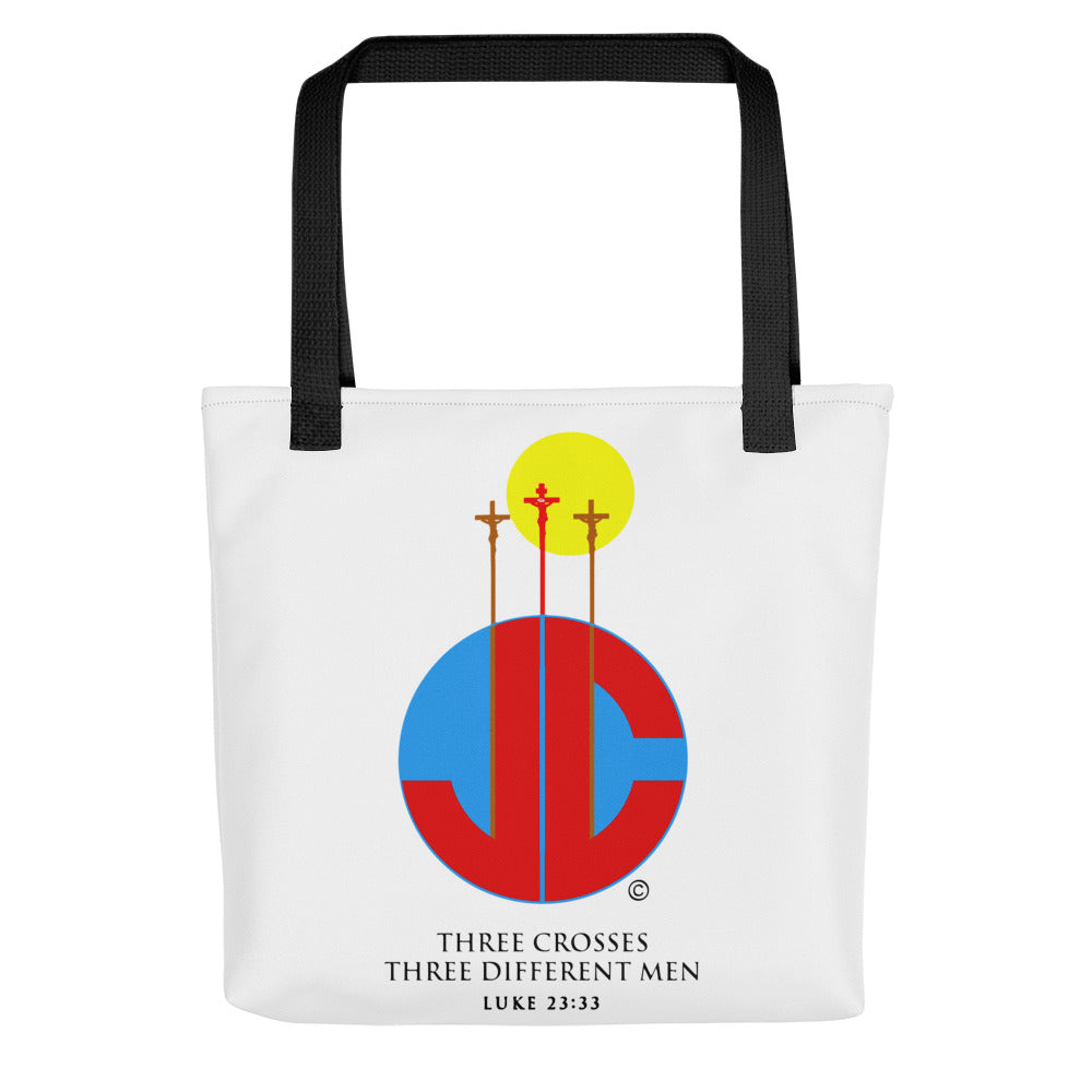 Three Crosses Tote bag