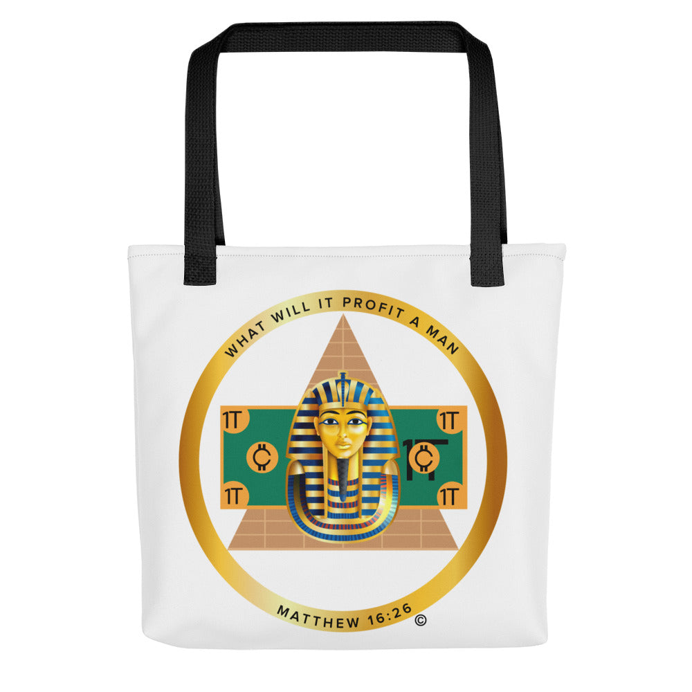 Matthew 16:26 Tote Bag