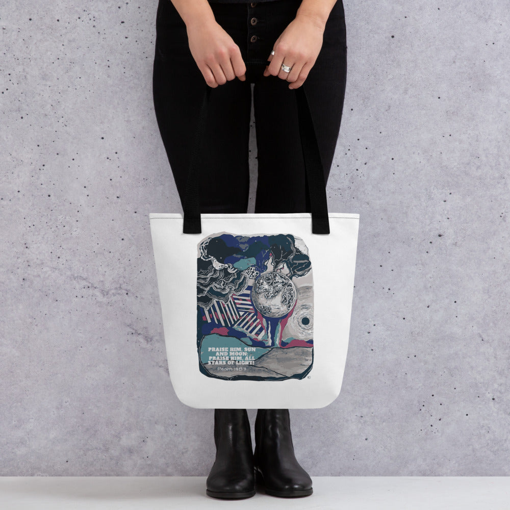 Praise Him Tote bag