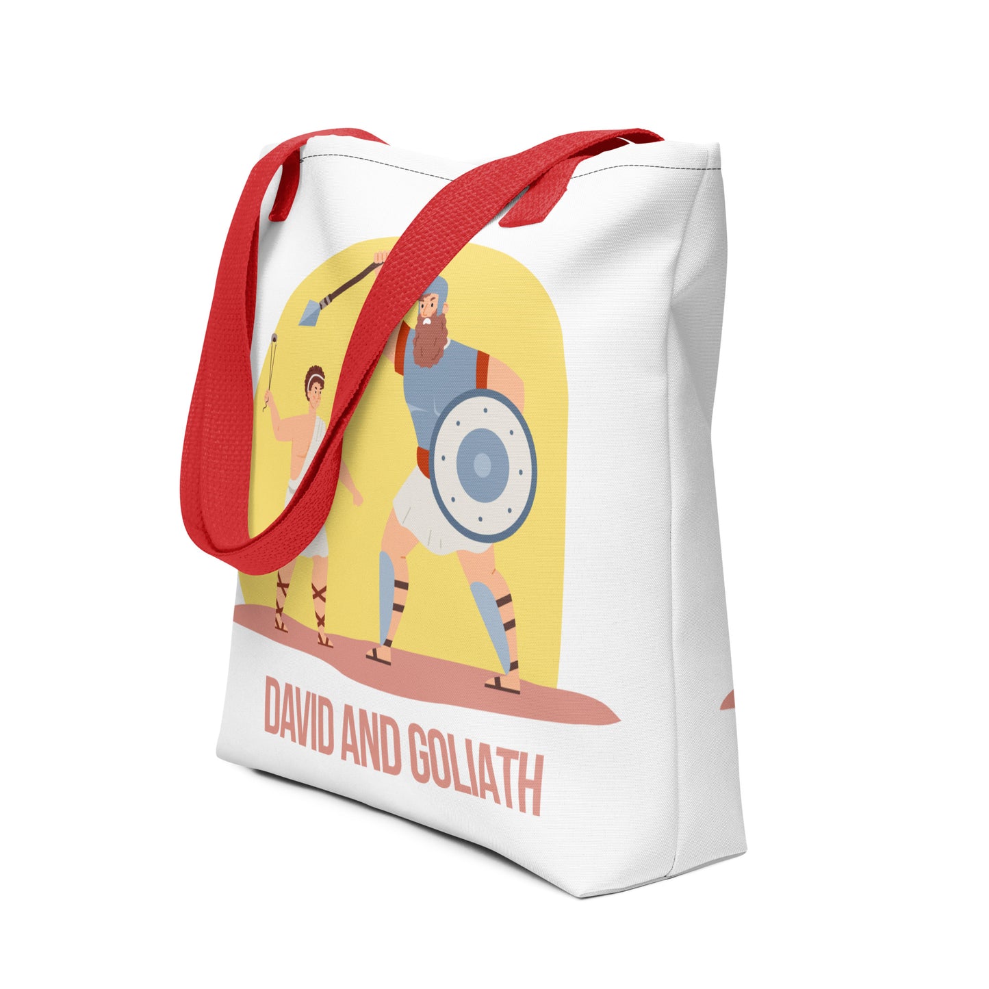 David and Goliath Tote Bag