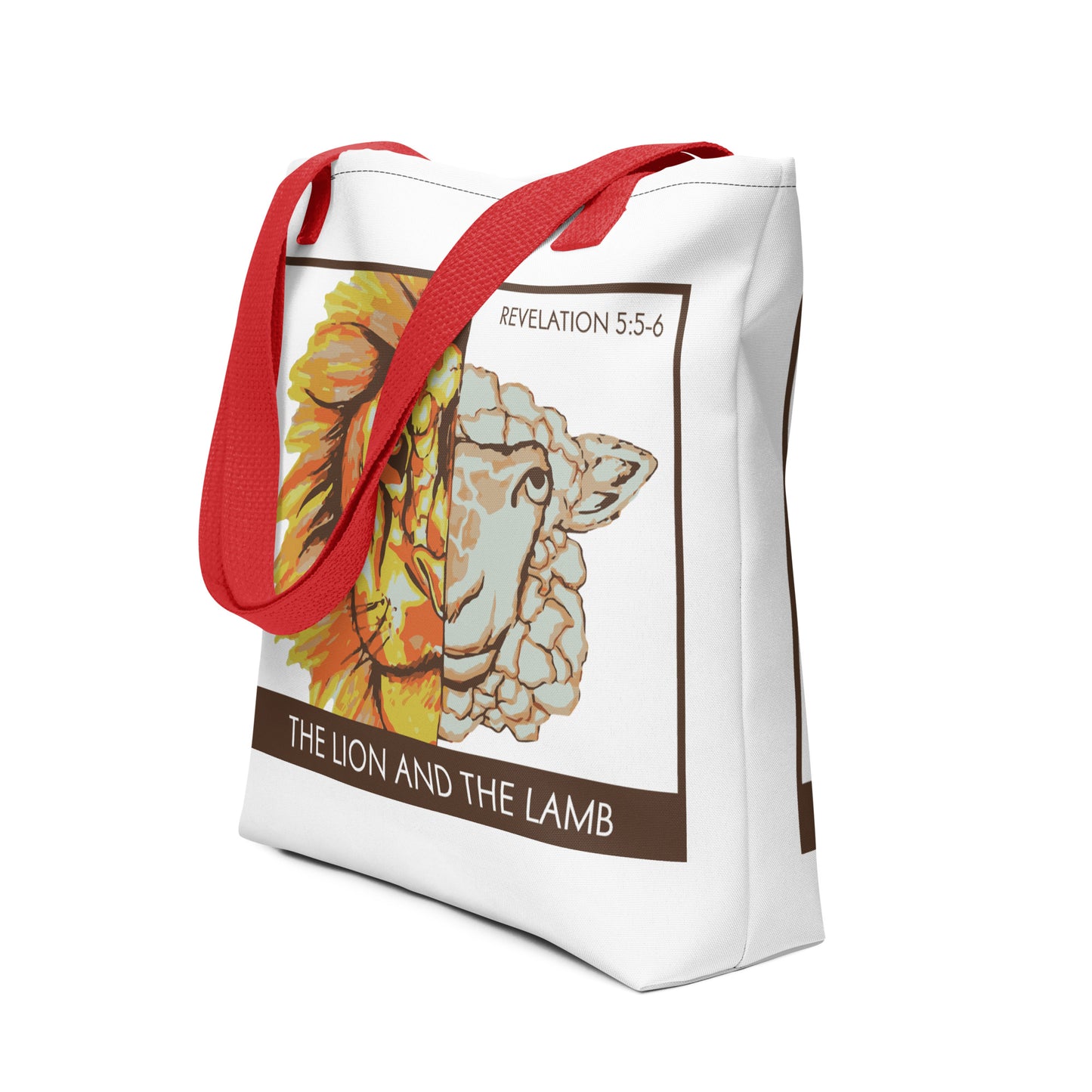 The Lion and the Lamb Tote bag