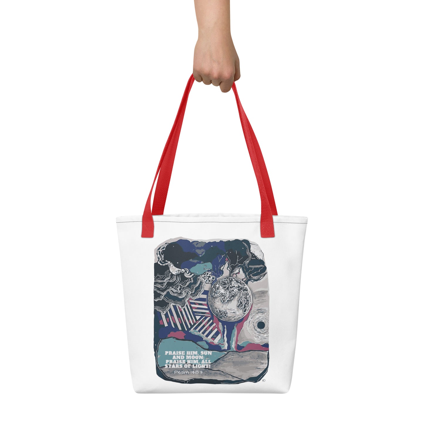 Praise Him Tote bag