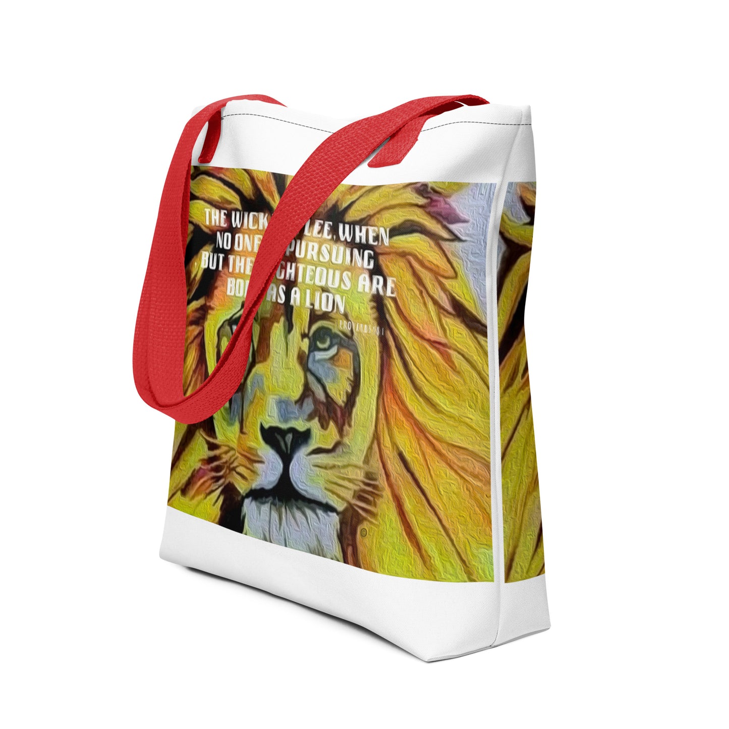Bold as a Lion Tote bag
