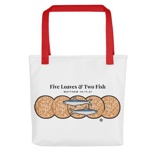 Five Loaves and Two Fish Tote bag