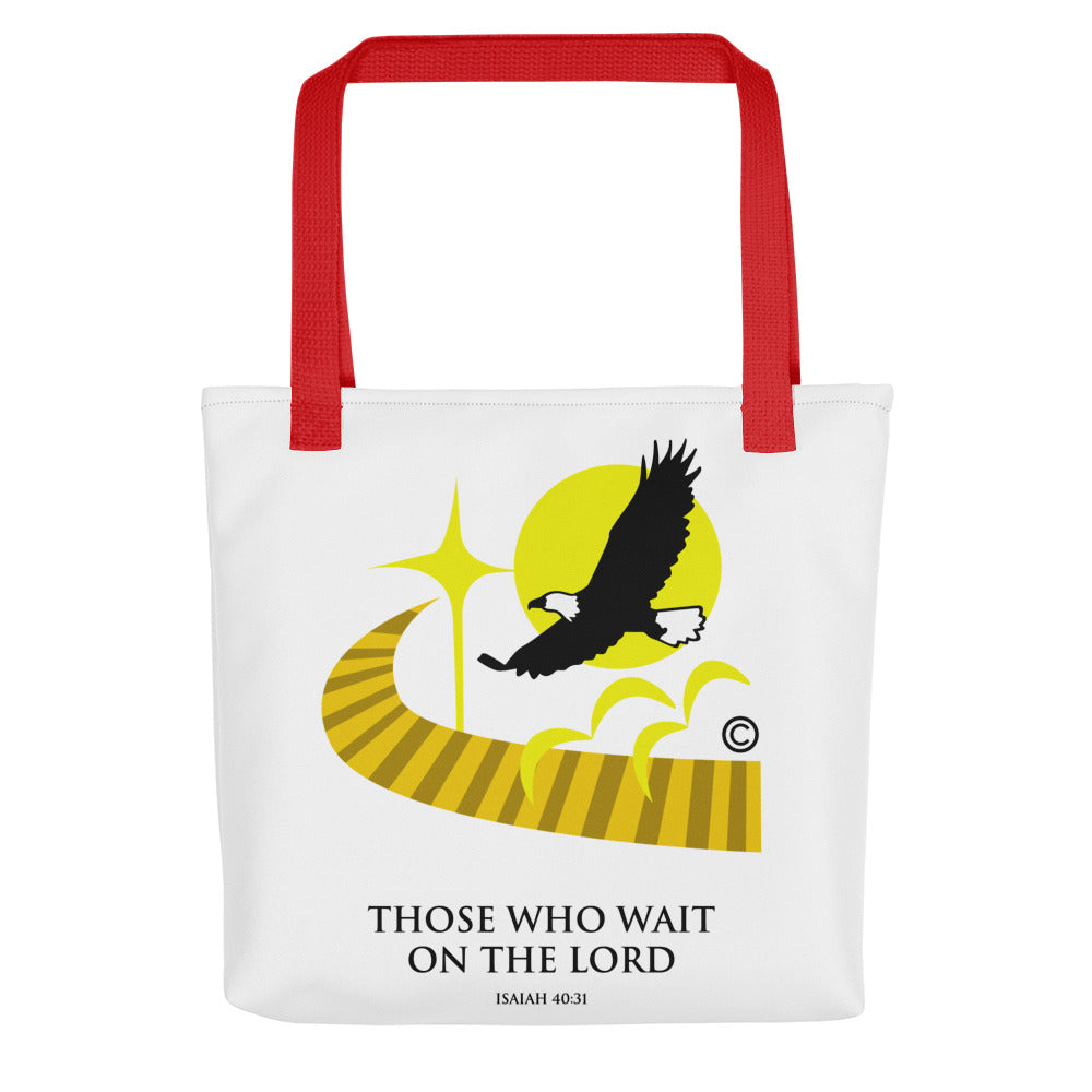 Those Who Wait on the Lord Tote bag