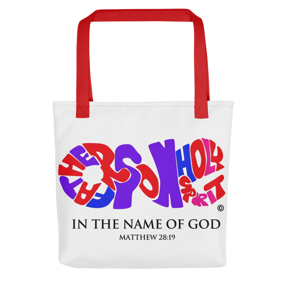 In the Name of God Tote bag