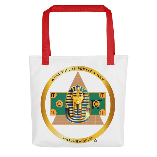 Matthew 16:26 Tote Bag