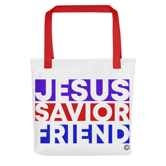 Jesus Savior Friend Tote Bag
