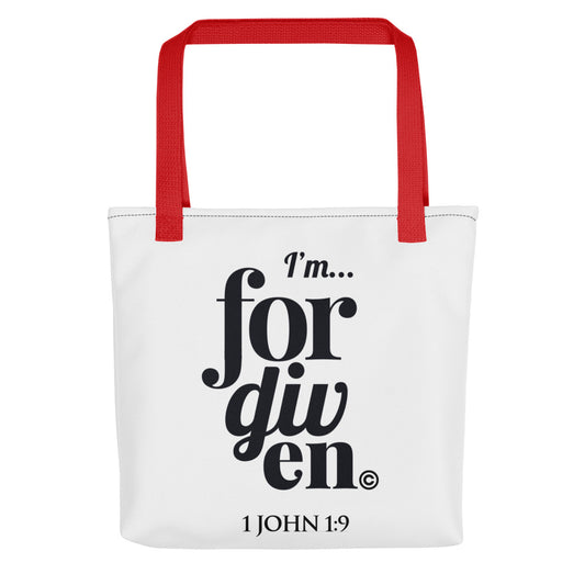 I'm Forgive Tote bag