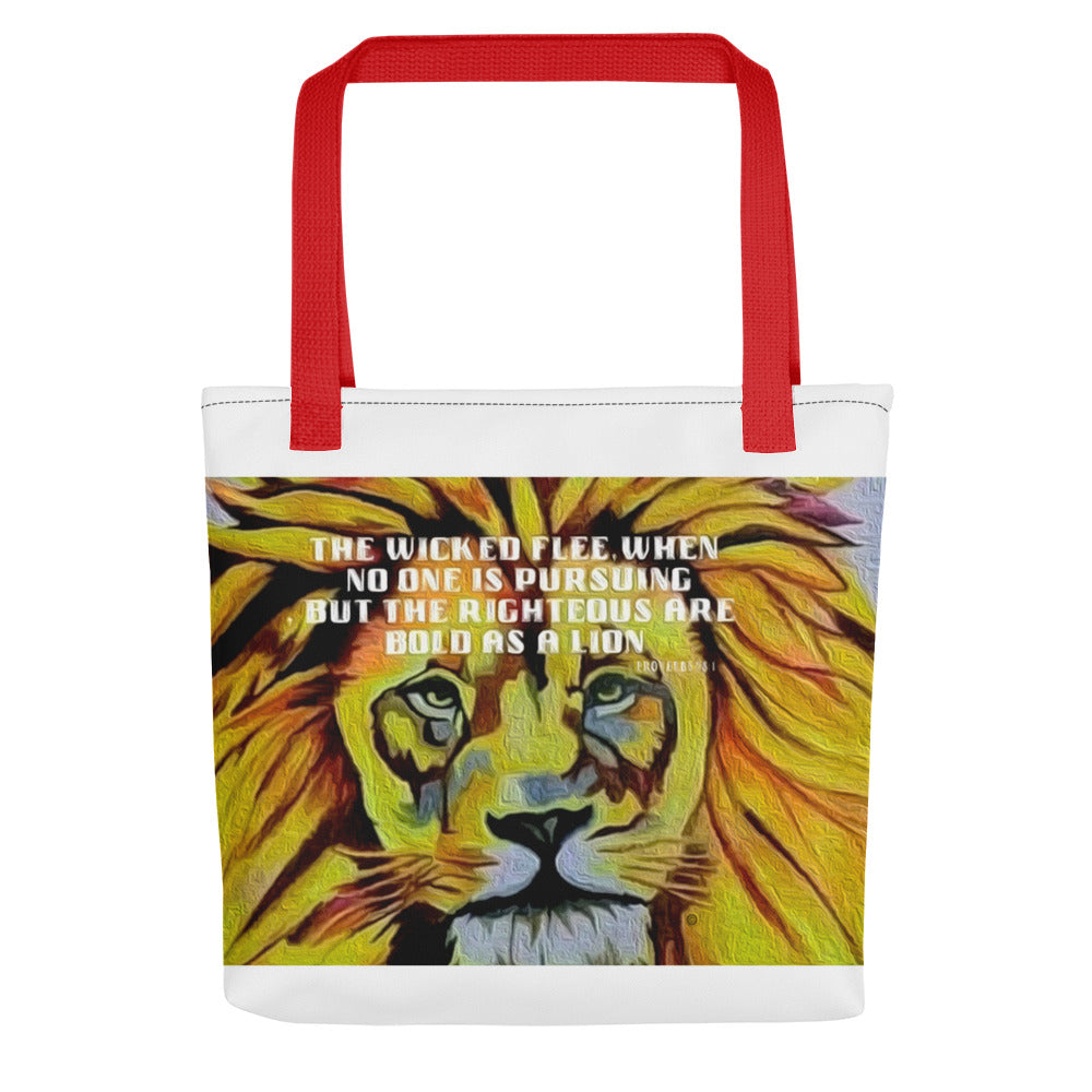 Bold as a Lion Tote bag