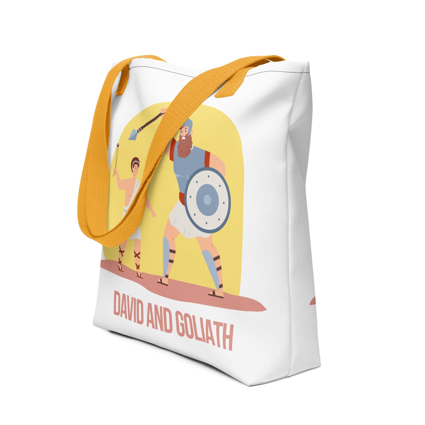 David and Goliath Tote Bag