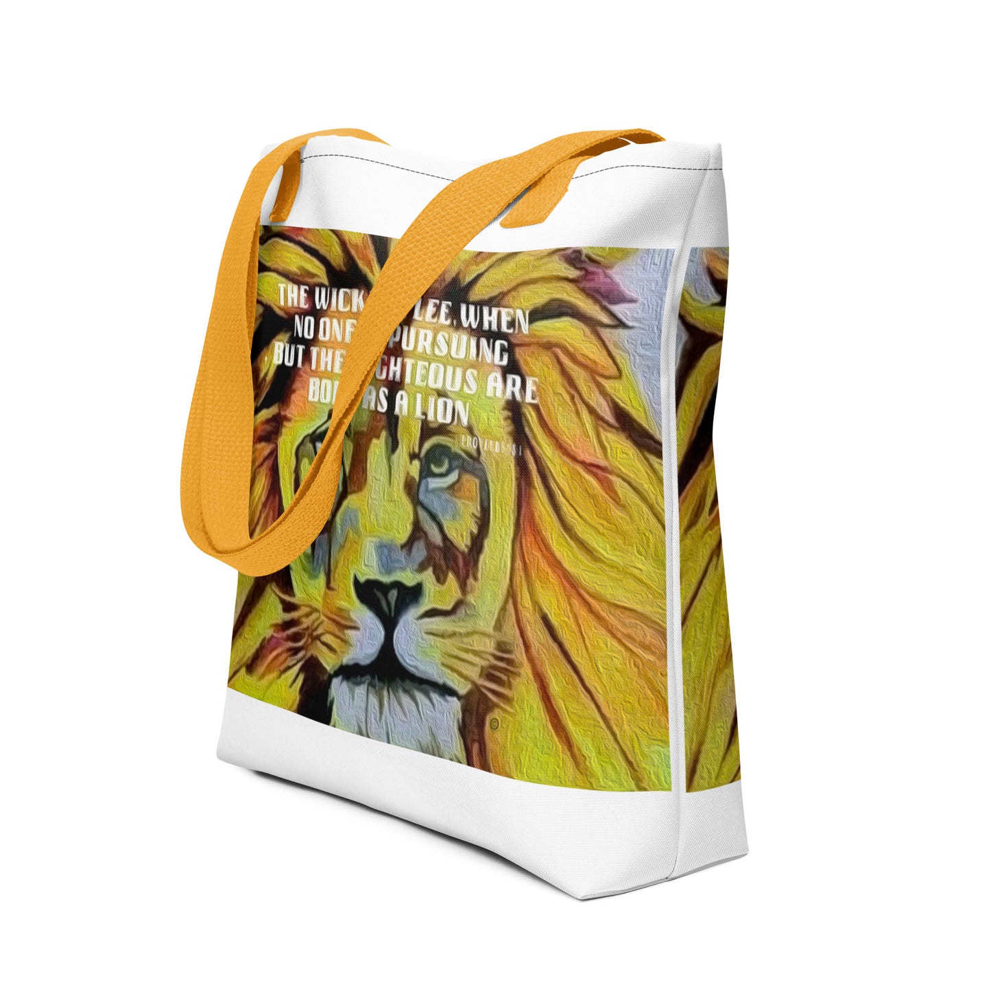 Bold as a Lion Tote bag