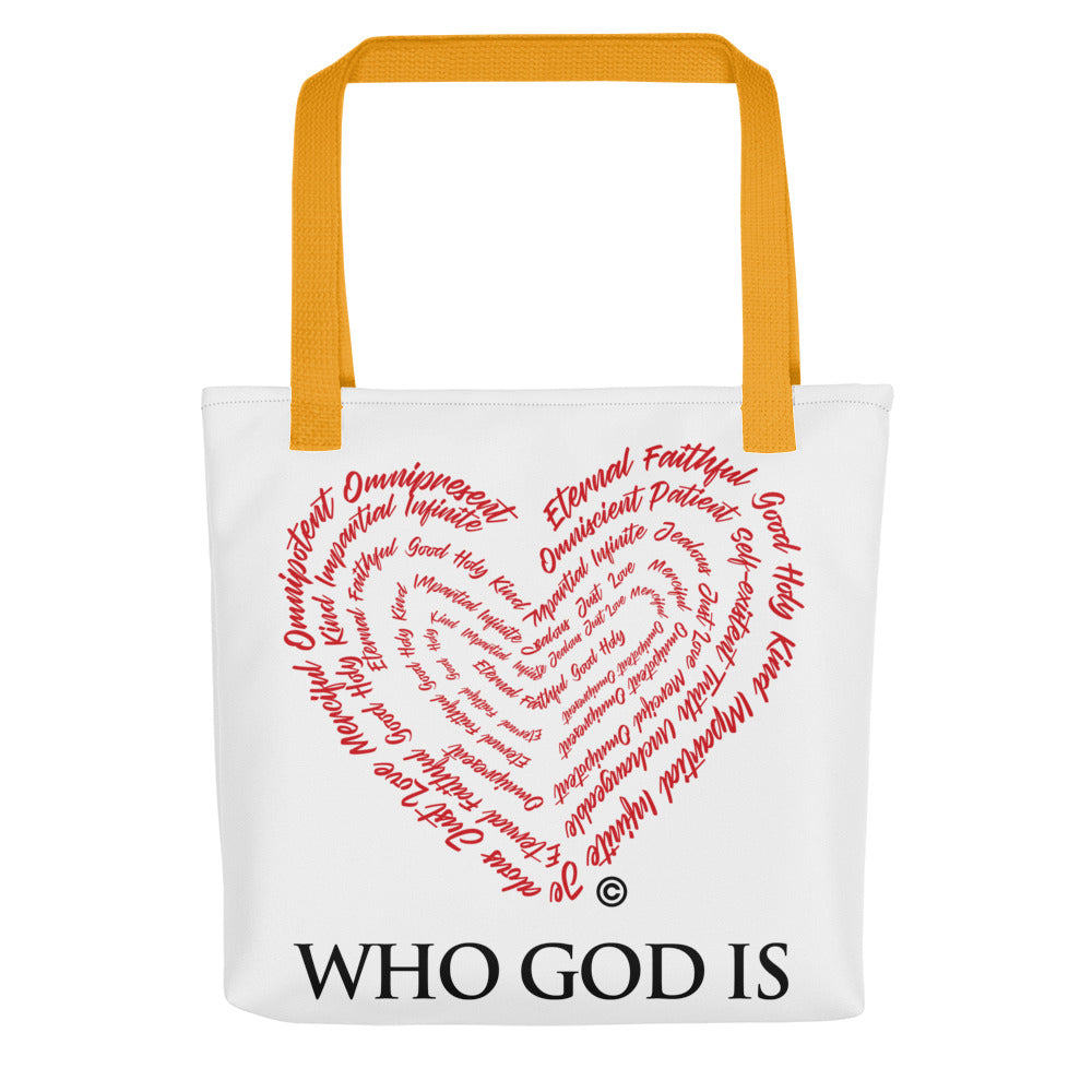 Who God Is Tote bag