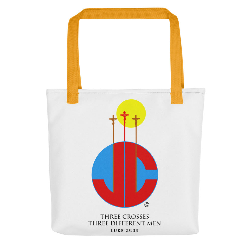 Three Crosses Tote bag