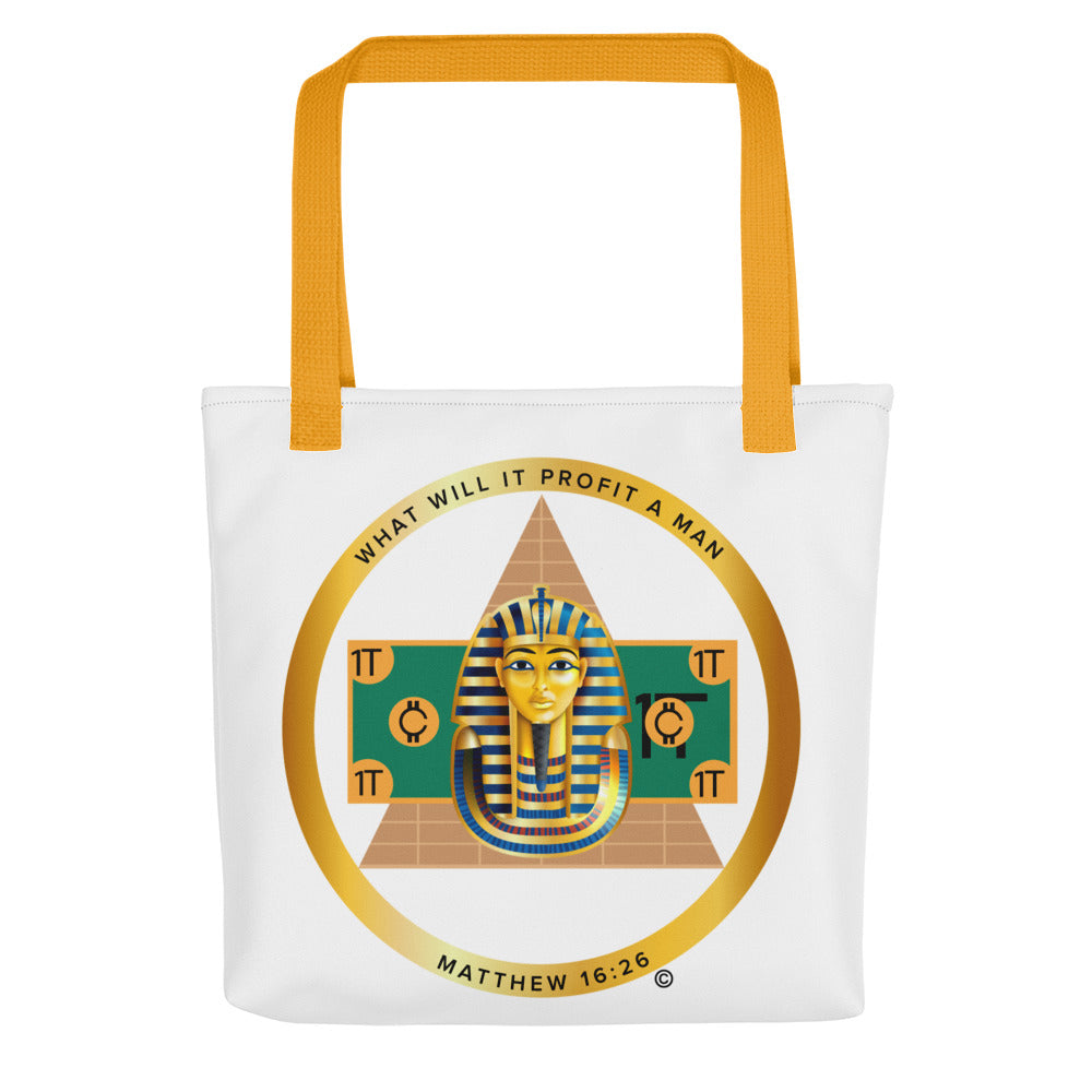 Matthew 16:26 Tote Bag