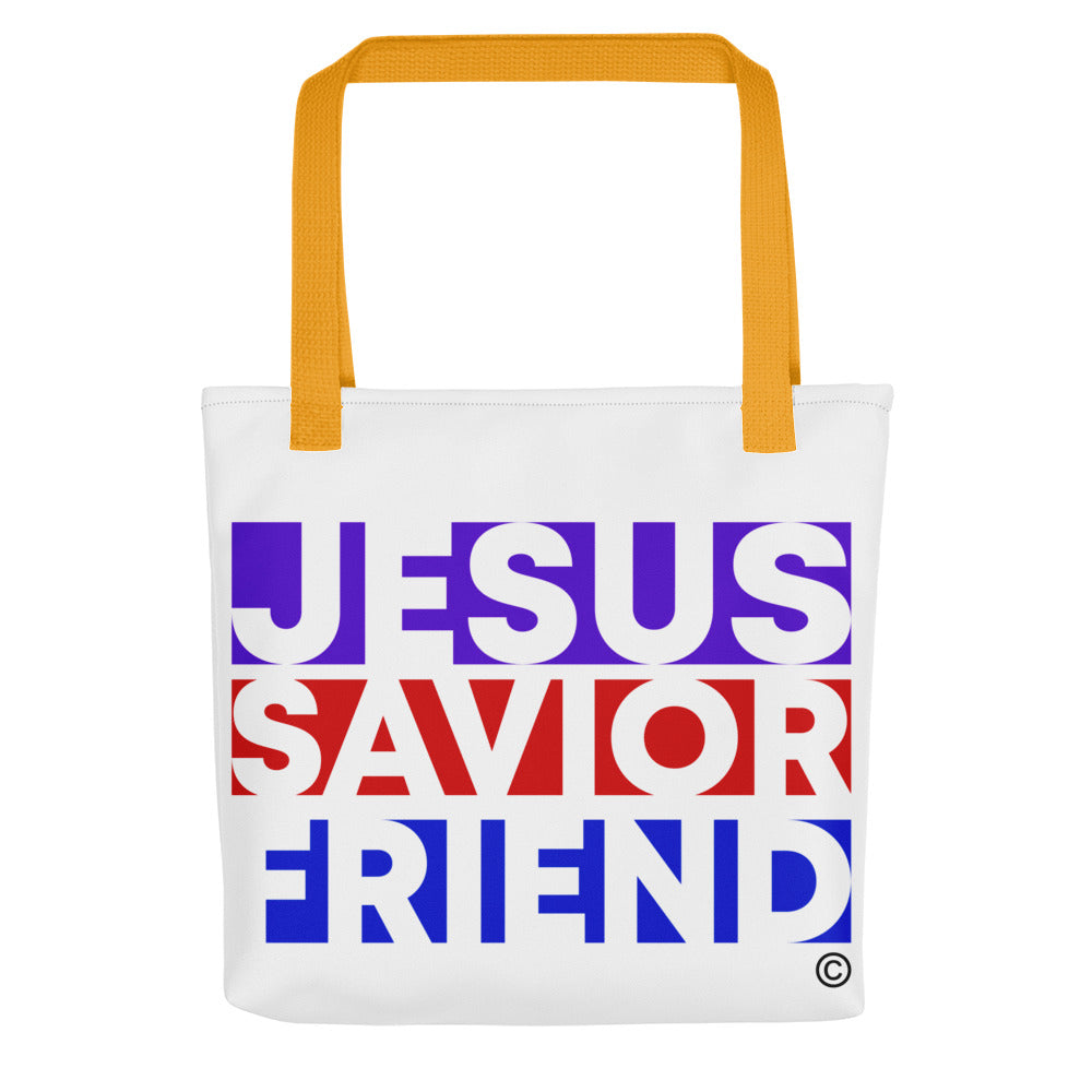 Jesus Savior Friend Tote Bag
