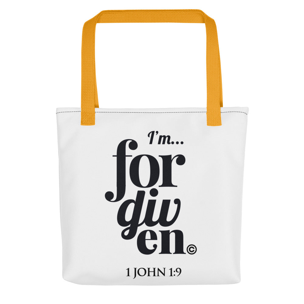 I'm Forgive Tote bag