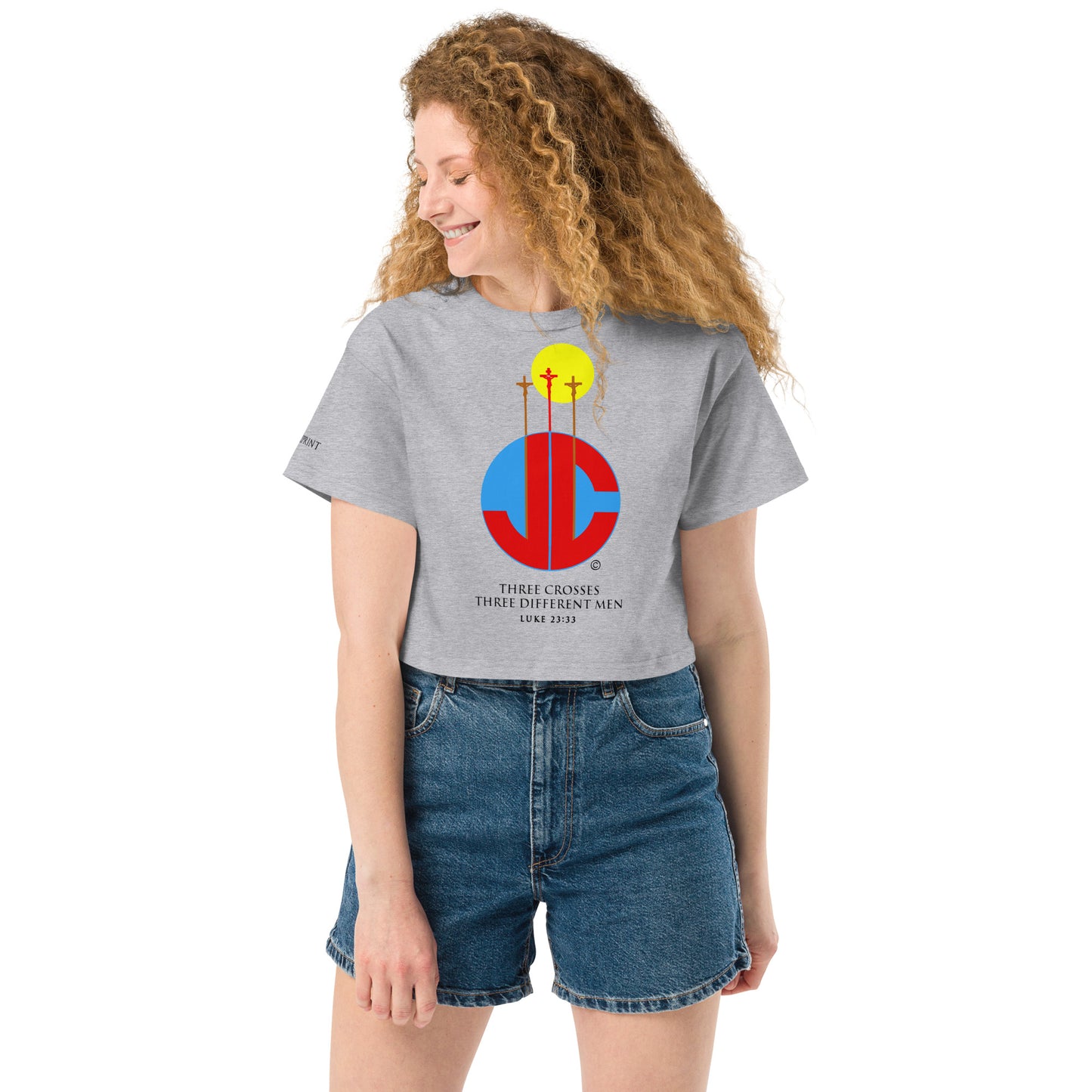 Three Crosses Crop Top