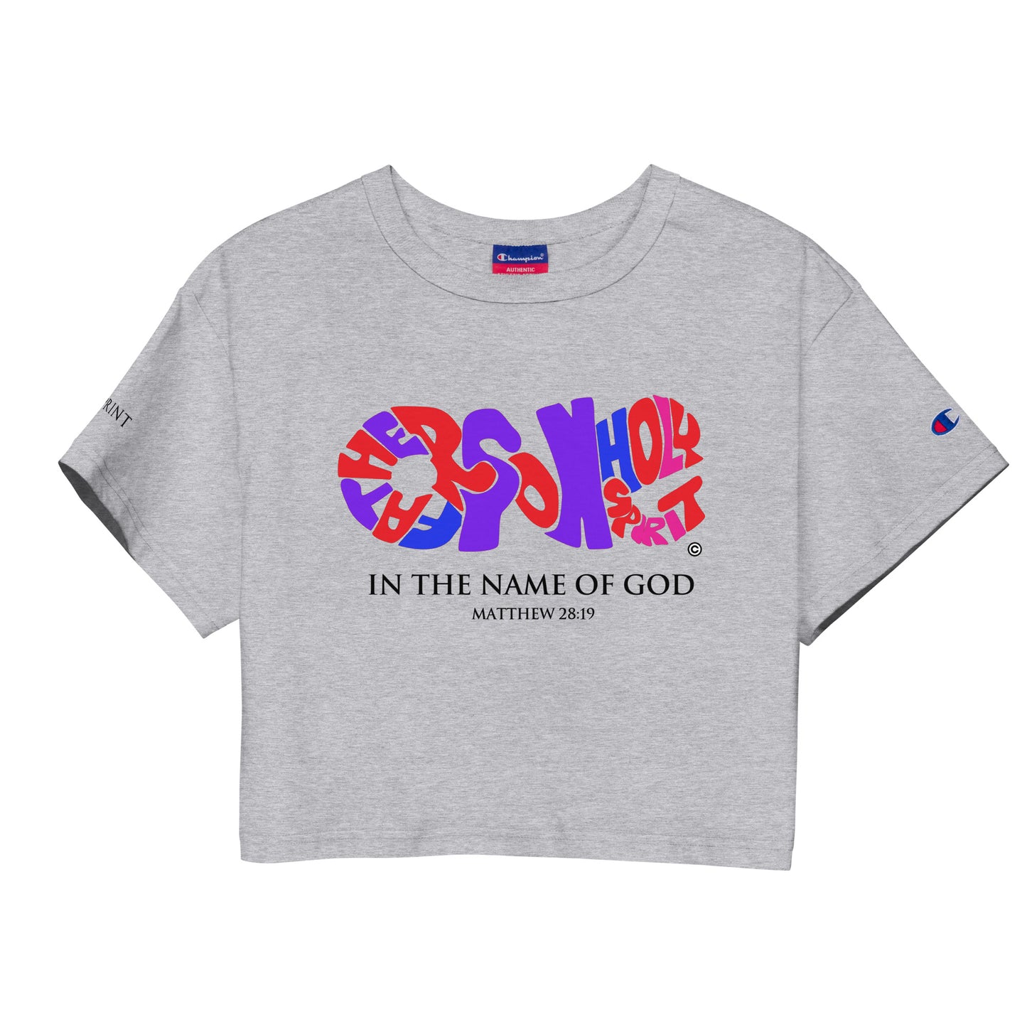 In the Name of God Crop Top