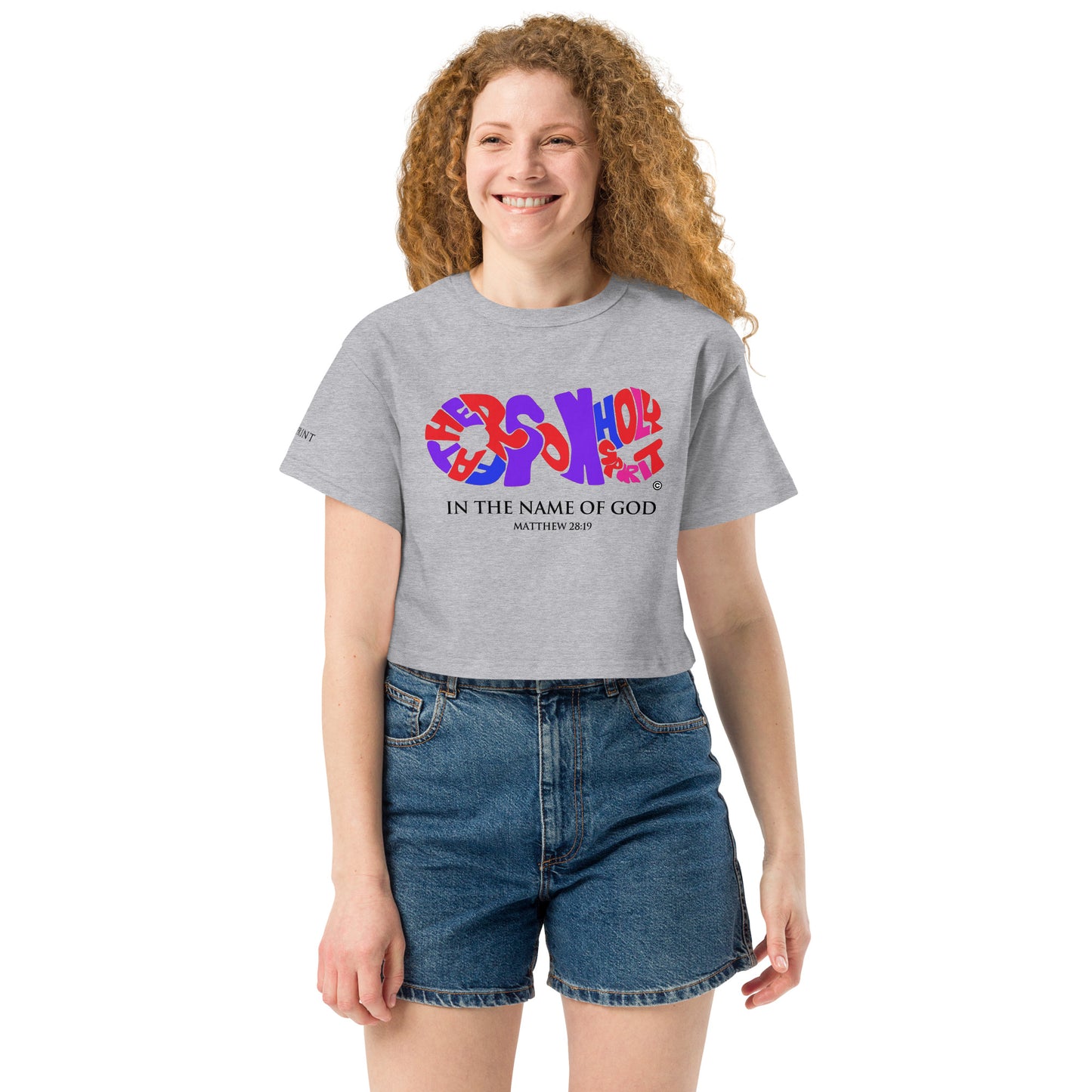 In the Name of God Crop Top