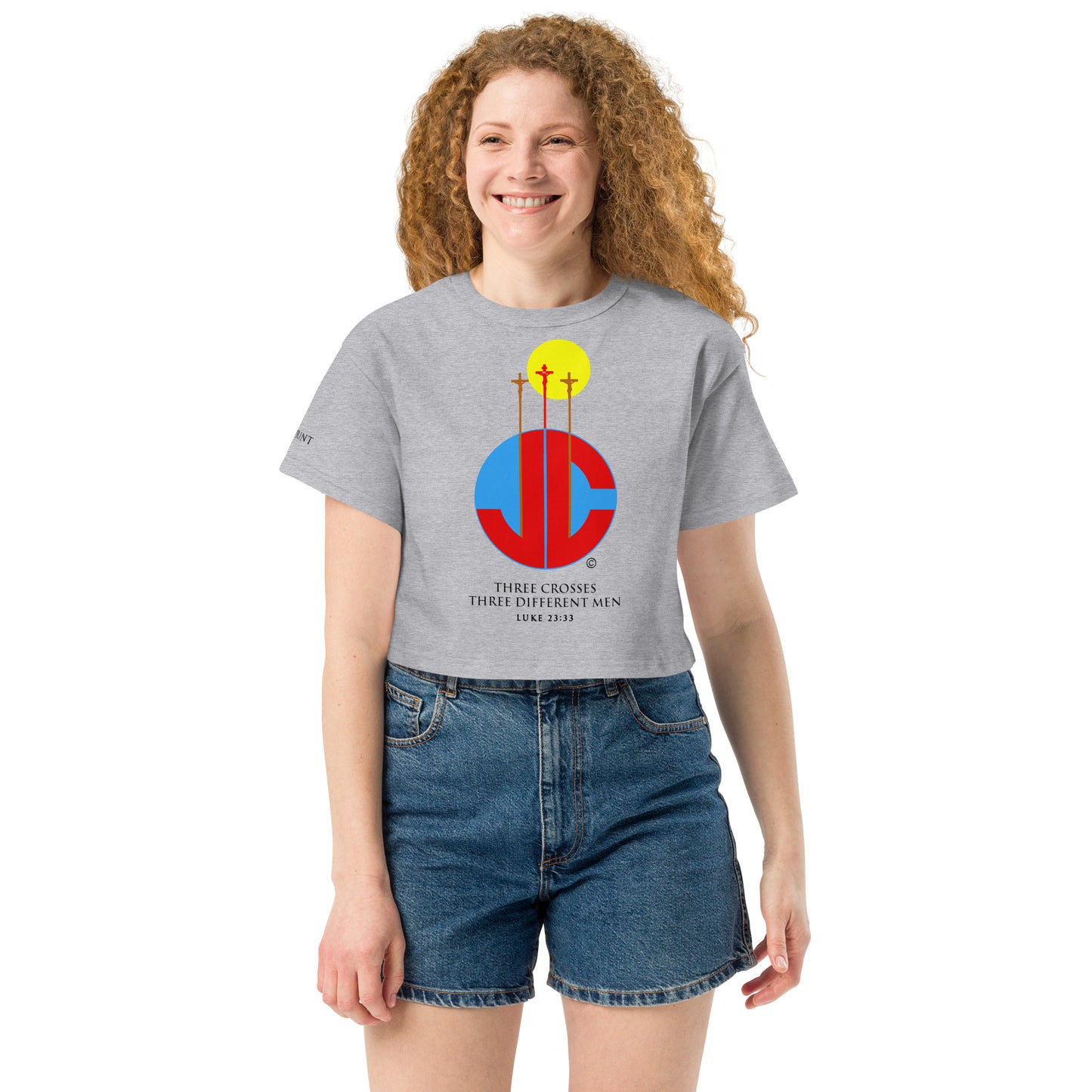 Three Crosses Crop Top