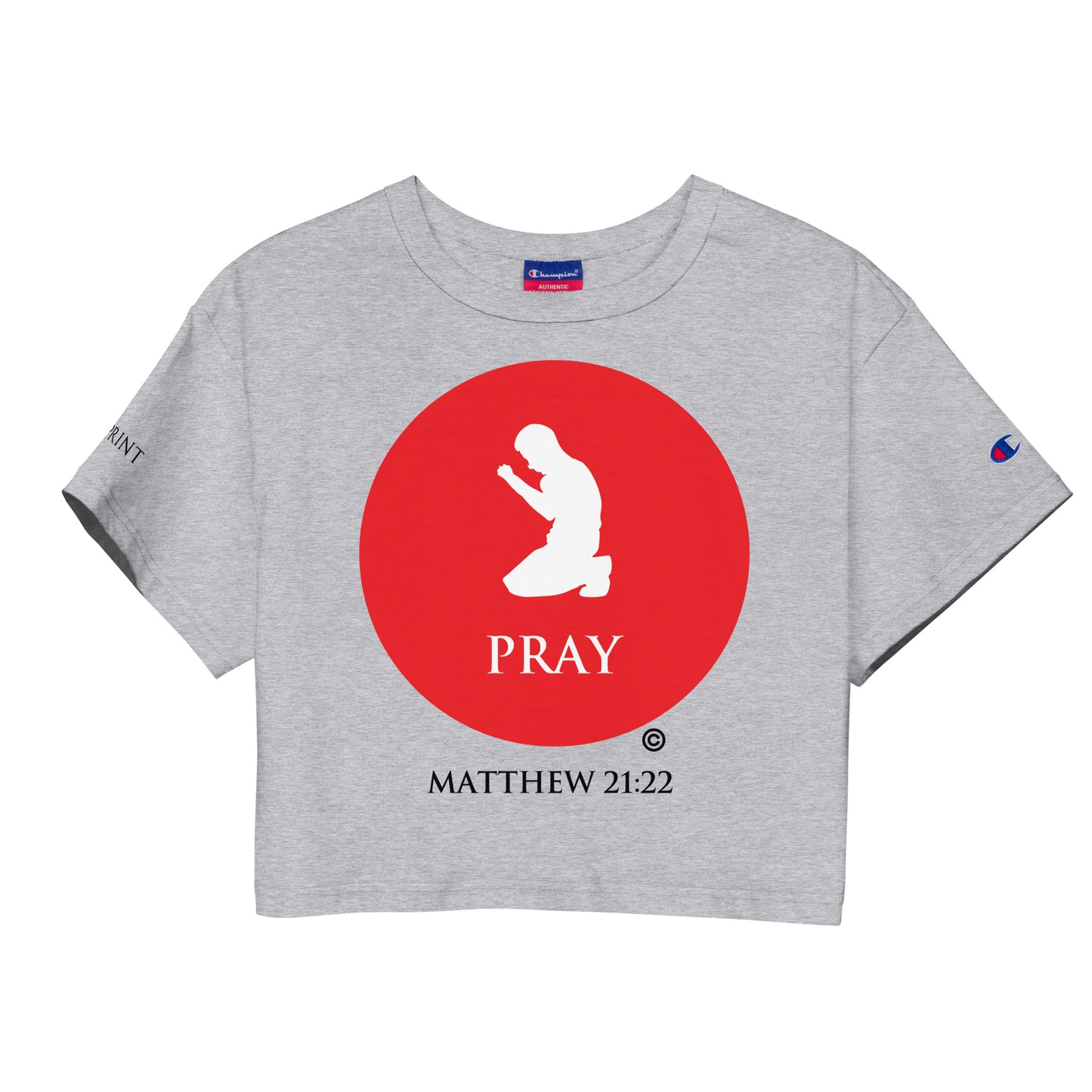 Pray Champion Crop Top