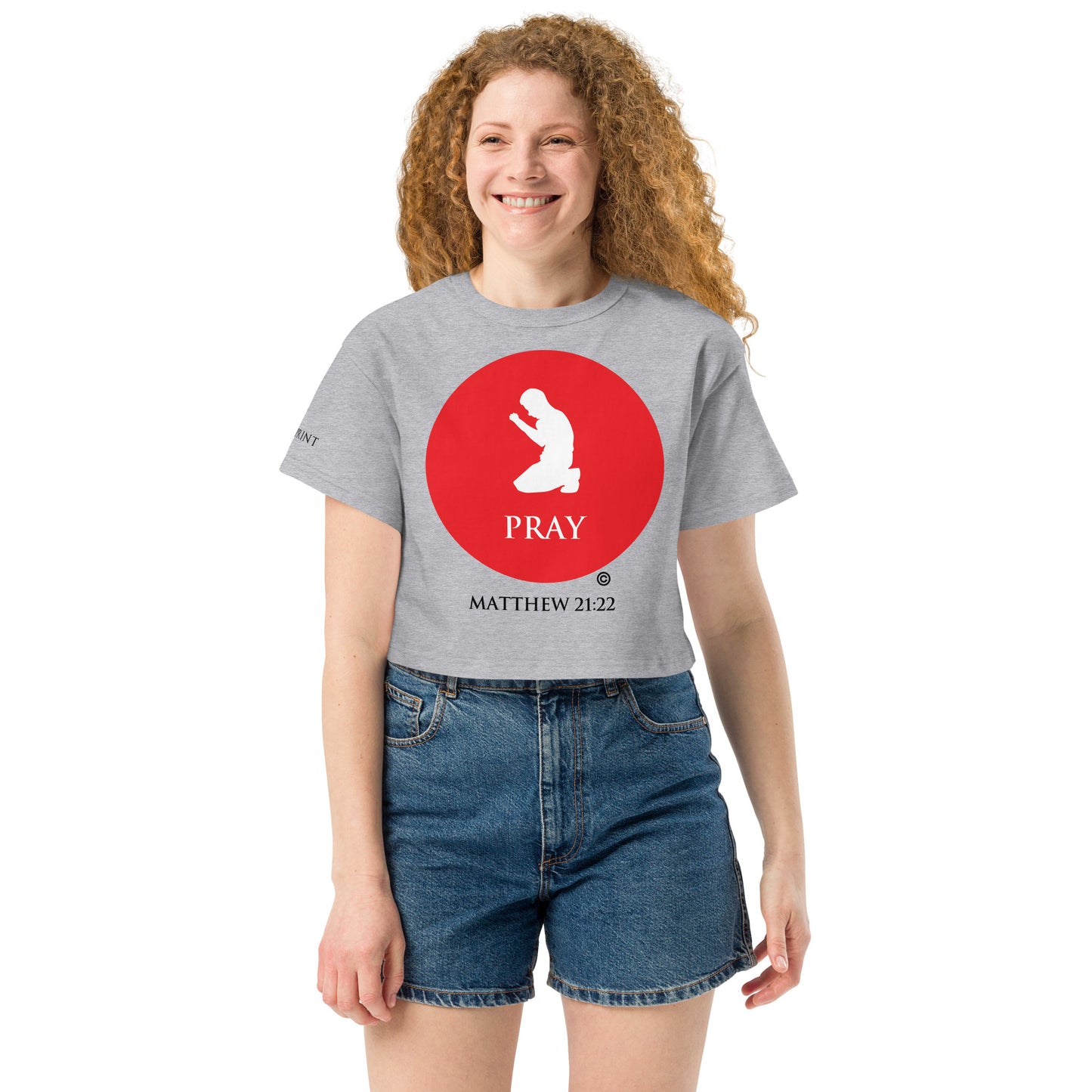 Pray Champion Crop Top
