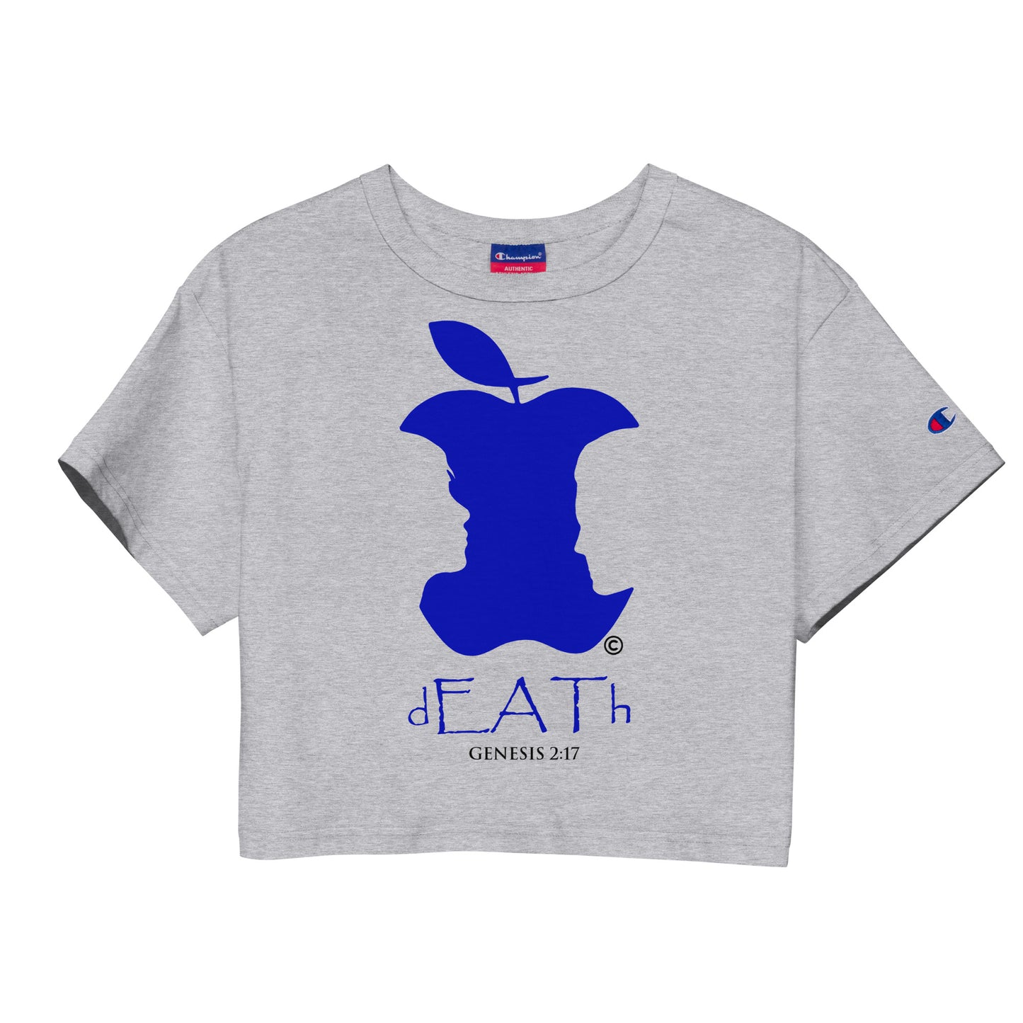 Genesis 2:17 Champion Crop Top
