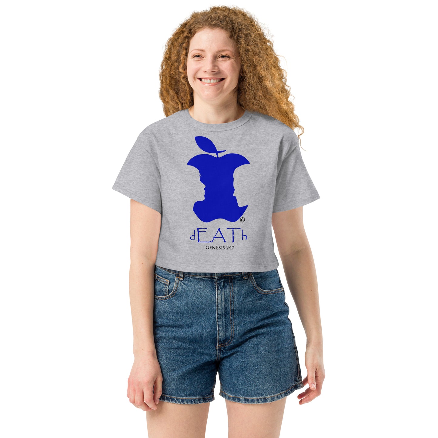 Genesis 2:17 Champion Crop Top