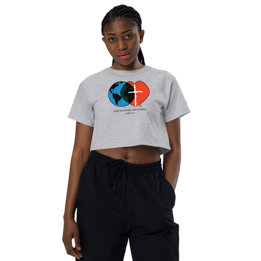 John 3:16 Champion Crop Top