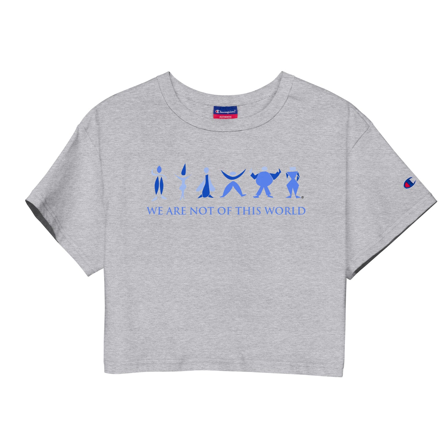 We Are Not of This World Champion Crop Top