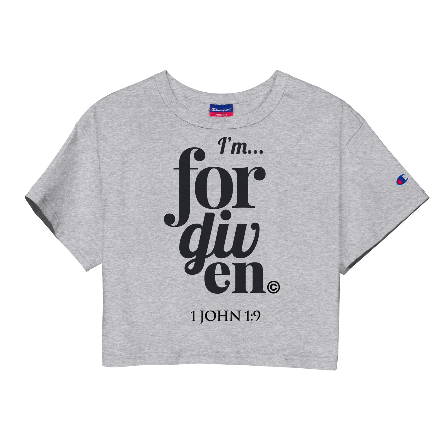 I'm Forgiven Champion Crop Top