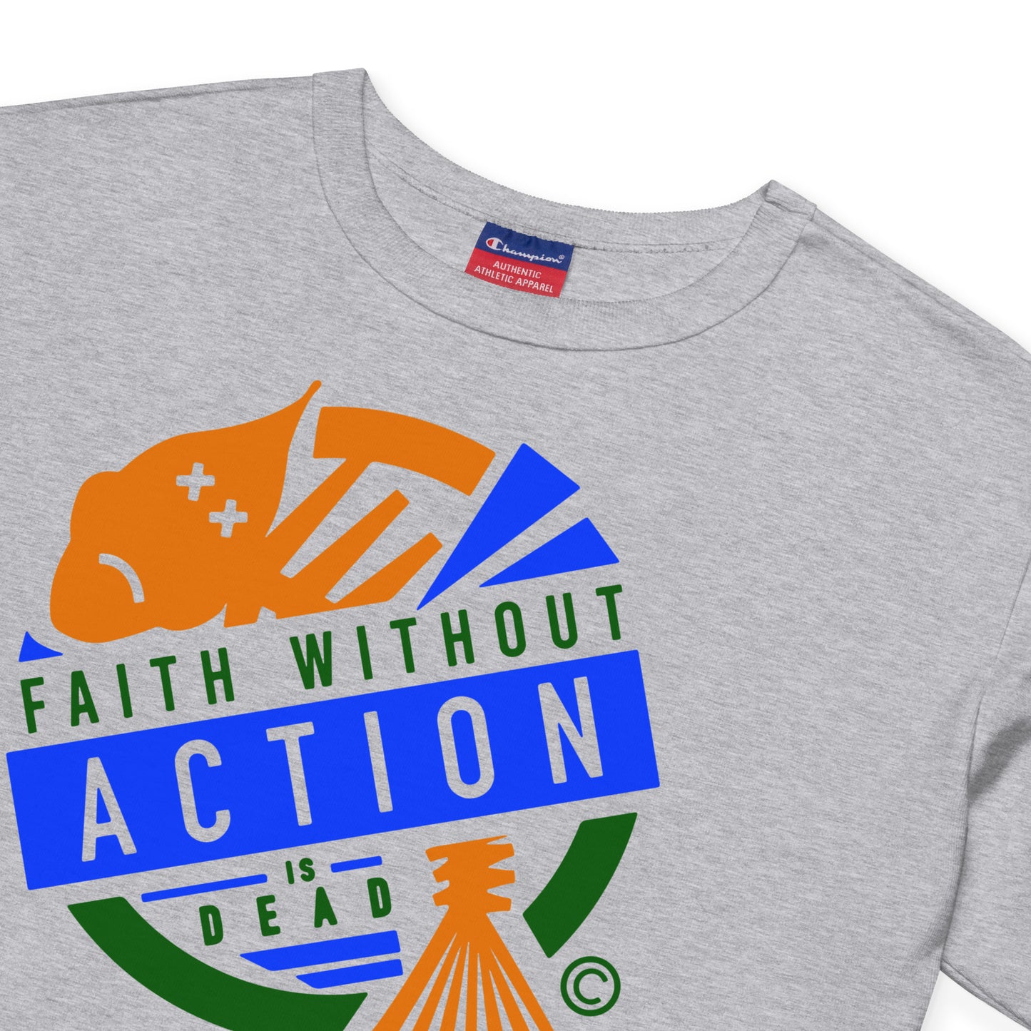 Faith Without Action is Dead Champion Crop Top