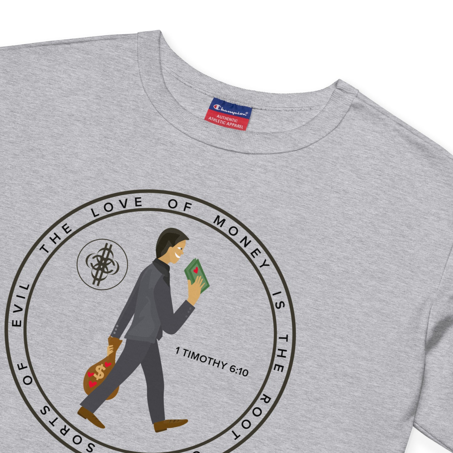 Love of Money Champion Crop Top